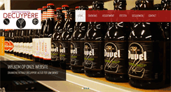 Desktop Screenshot of drankencentraledecuypere.be